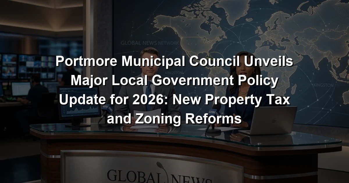 Portmore Municipal Council Unveils Major Local Government Policy Update for 2026: New Property Tax and Zoning Reforms