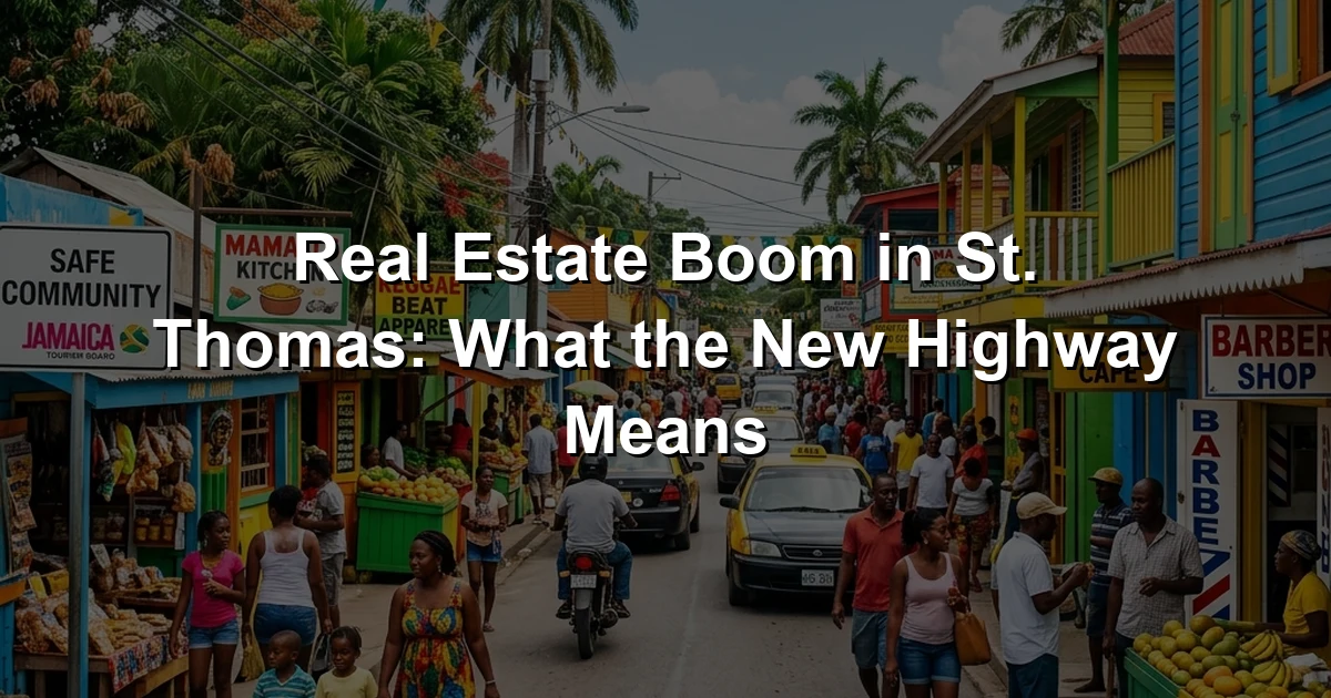 Real Estate Boom in St. Thomas: What the New Highway Means