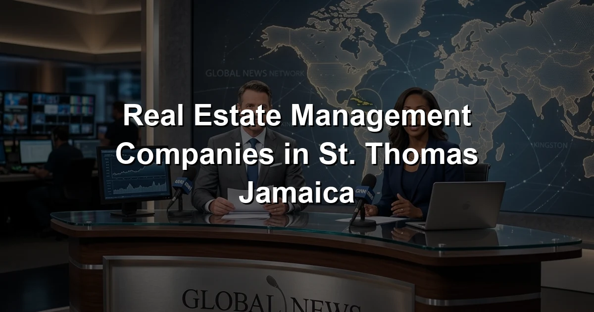 Real Estate Management Companies in St. Thomas Jamaica