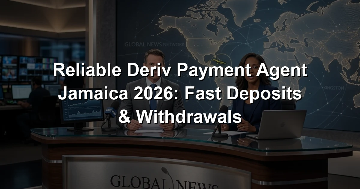 Reliable Deriv Payment Agent Jamaica 2026: Fast Deposits & Withdrawals