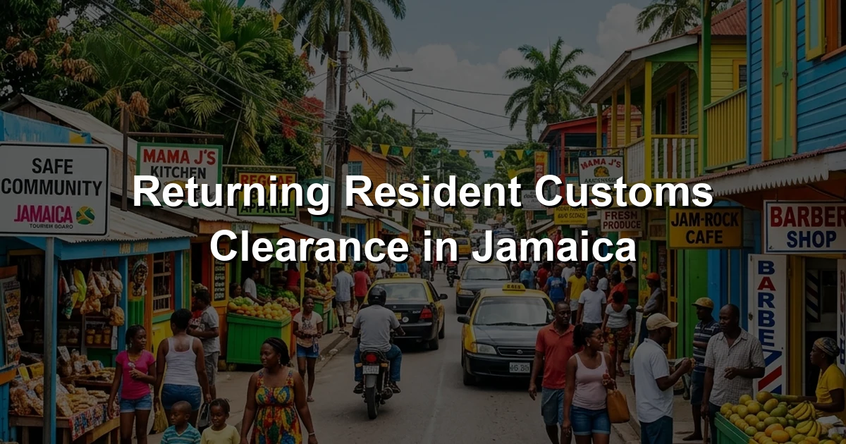 Returning Resident Customs Clearance in Jamaica