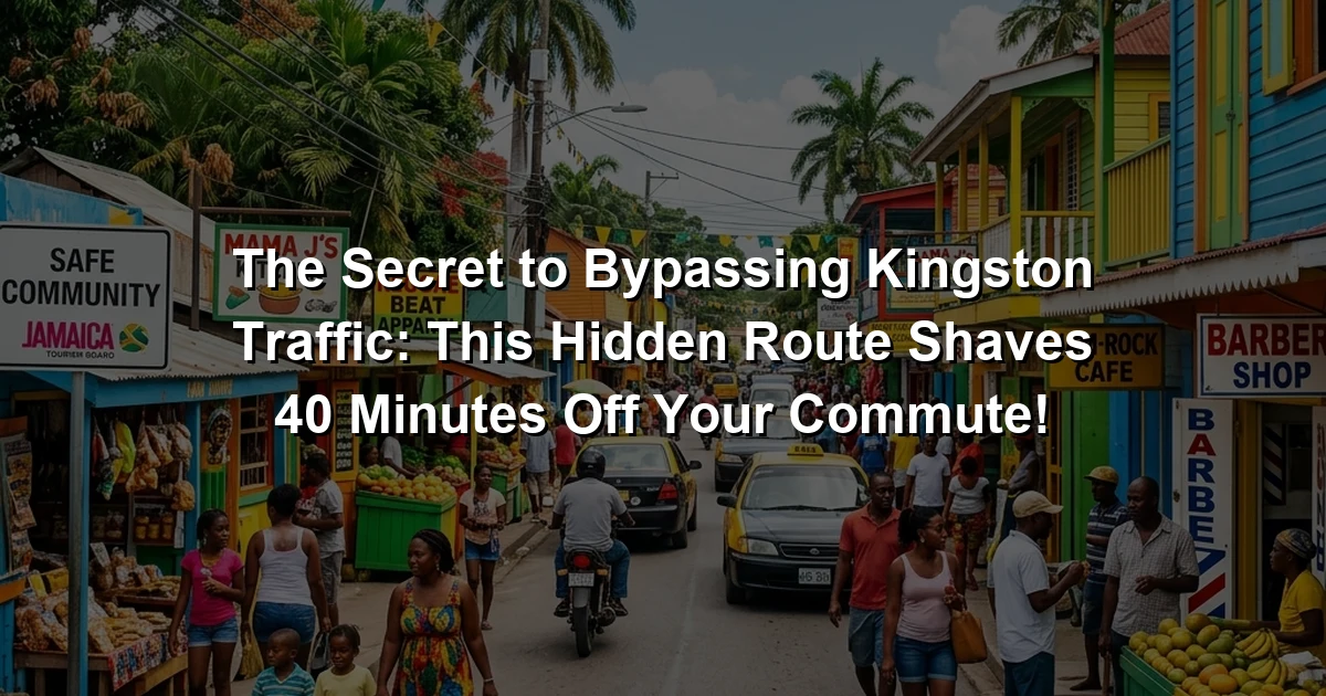 The Secret to Bypassing Kingston Traffic: This Hidden Route Shaves 40 Minutes Off Your Commute!