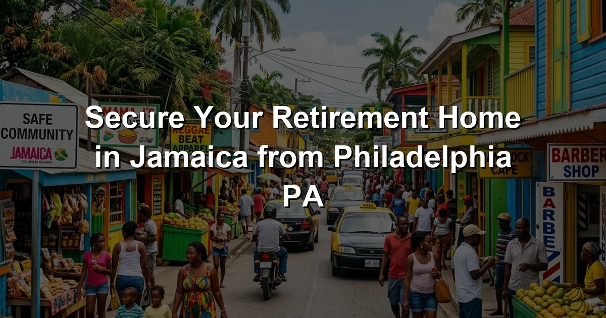 Secure Your Retirement Home in Jamaica from Philadelphia PA