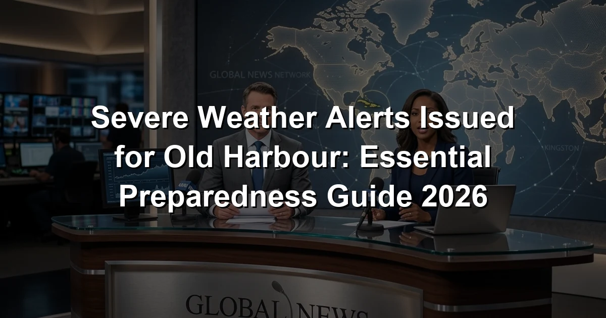 Severe Weather Alerts Issued for Old Harbour: Essential Preparedness Guide 2026