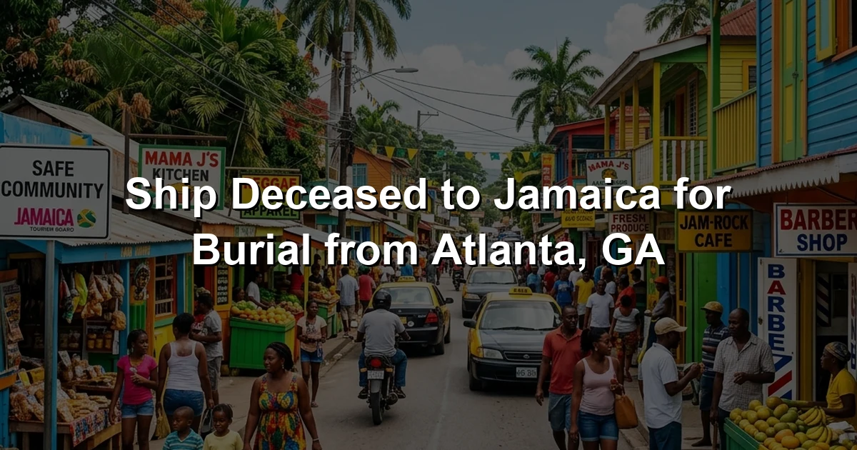 Ship Deceased to Jamaica for Burial from Atlanta, GA