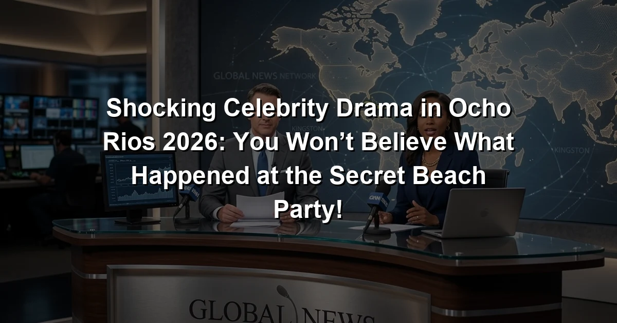 Shocking Celebrity Drama in Ocho Rios 2026: You Won’t Believe What Happened at the Secret Beach Party!