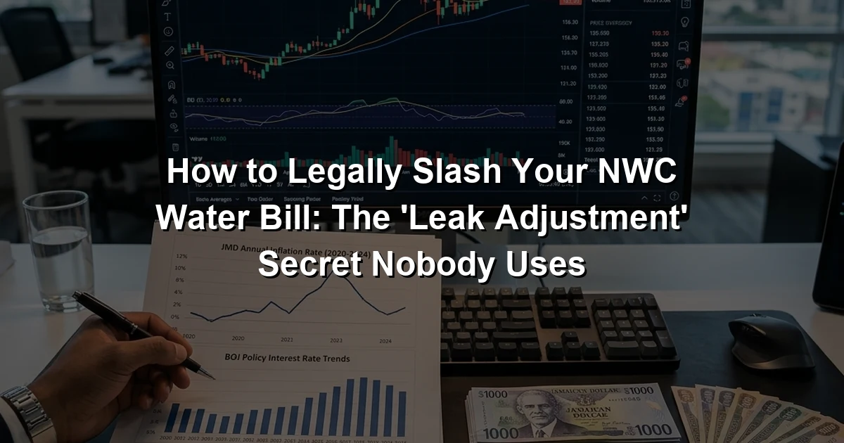 How to Legally Slash Your NWC Water Bill: The 'Leak Adjustment' Secret Nobody Uses