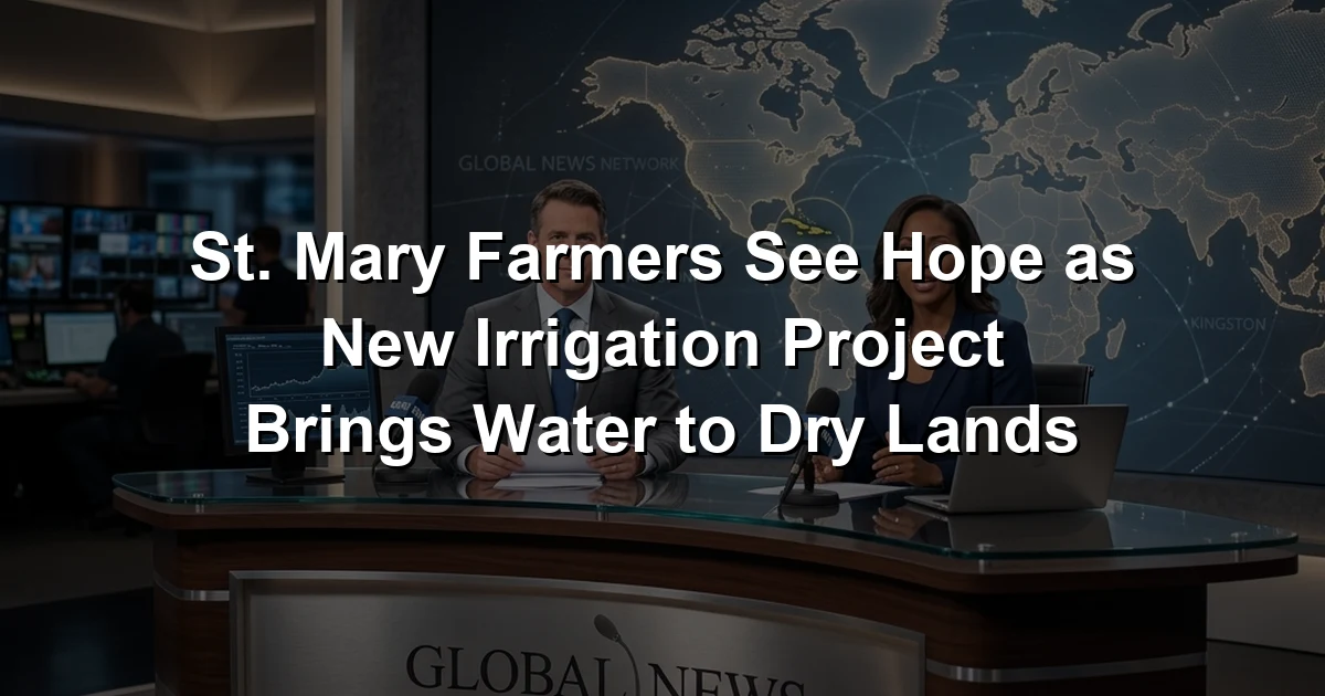 St. Mary Farmers See Hope as New Irrigation Project Brings Water to Dry Lands