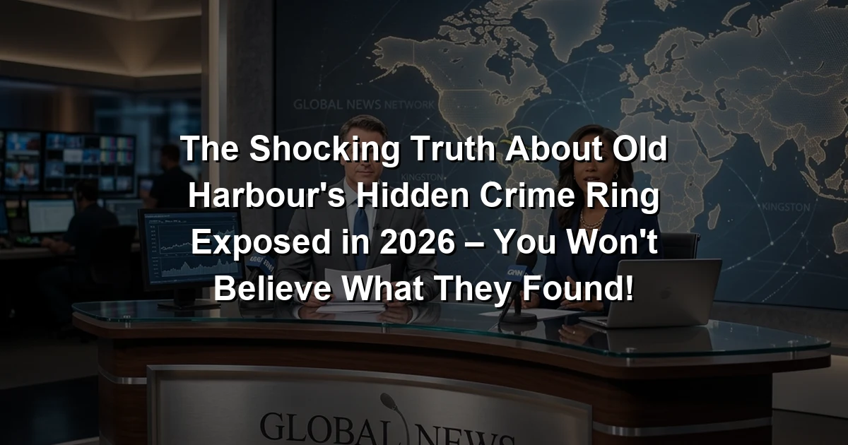 The Shocking Truth About Old Harbour's Hidden Crime Ring Exposed in 2026 – You Won't Believe What They Found!