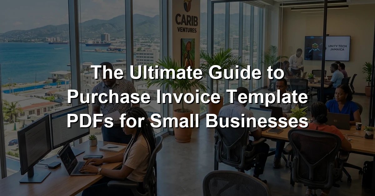 The Ultimate Guide to Purchase Invoice Template PDFs for Small Businesses