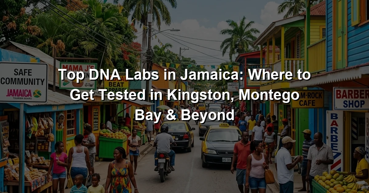 Top DNA Labs in Jamaica: Where to Get Tested in Kingston, Montego Bay & Beyond