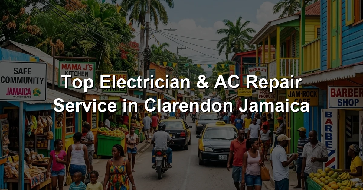 Top Electrician & AC Repair Service in Clarendon Jamaica
