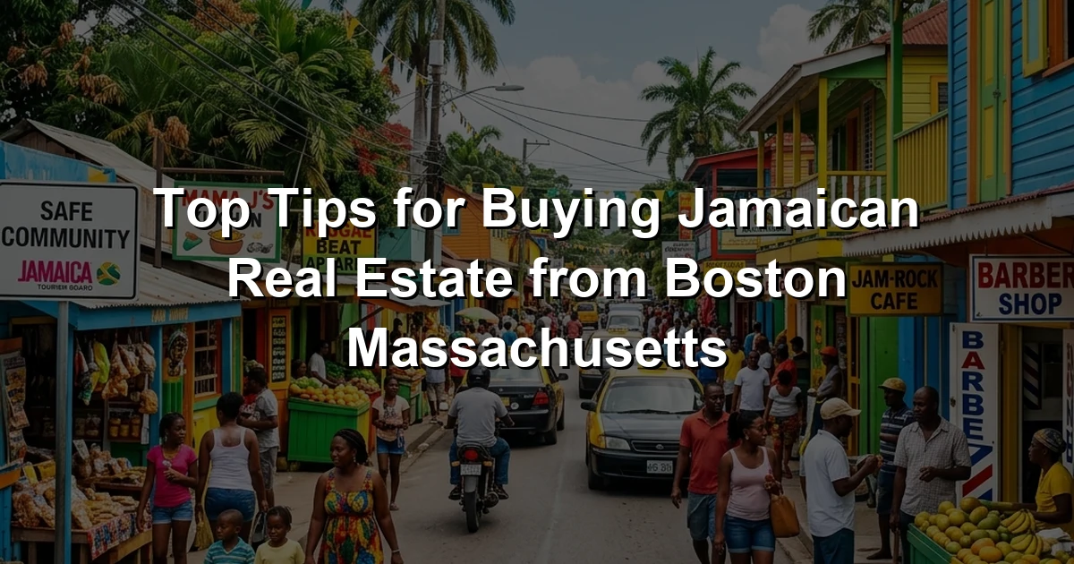 Top Tips for Buying Jamaican Real Estate from Boston Massachusetts