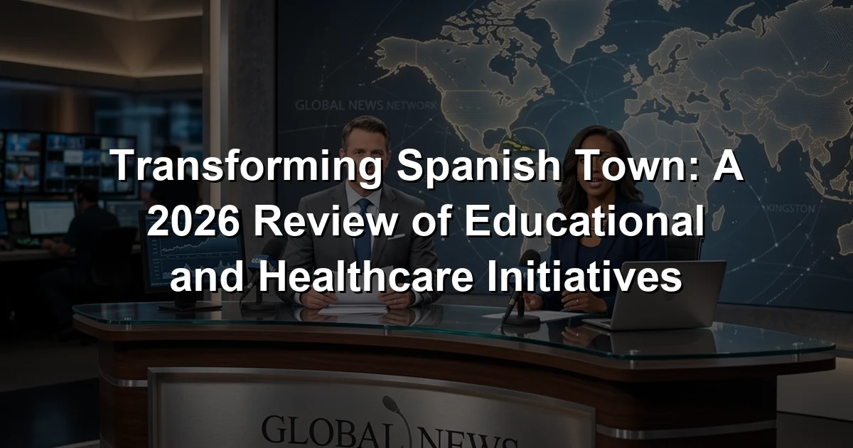 Transforming Spanish Town: A 2026 Review of Educational and Healthcare Initiatives