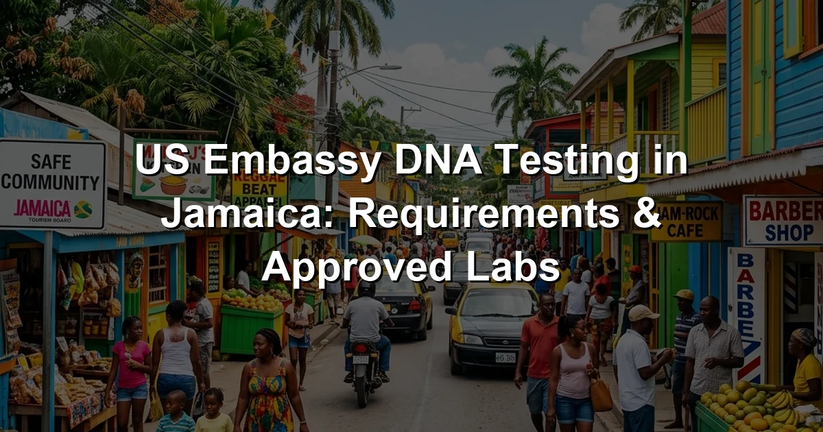 US Embassy DNA Testing in Jamaica: Requirements & Approved Labs