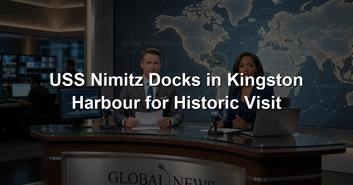USS Nimitz Docks in Kingston Harbour for Historic Visit