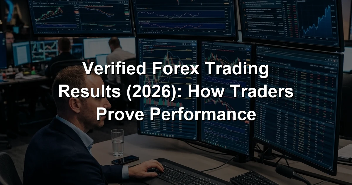 Verified Forex Trading Results (2026): How Traders Prove Performance