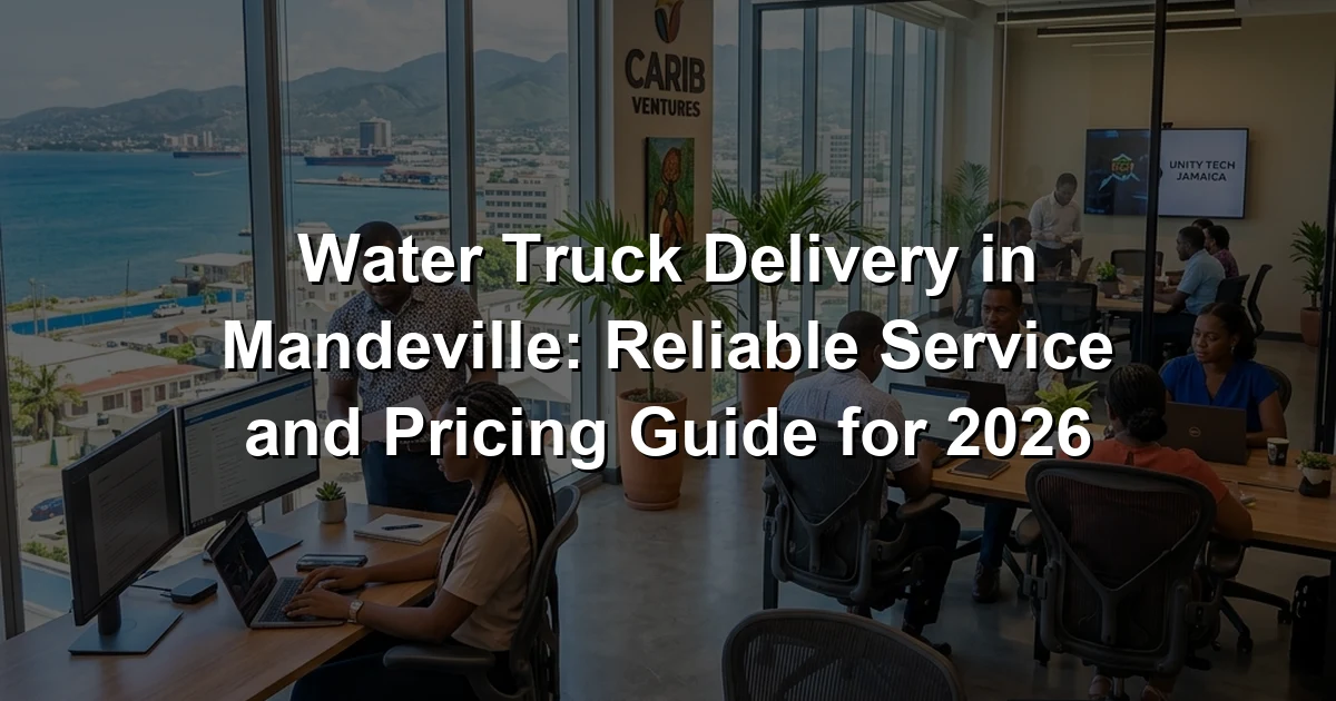 Water Truck Delivery in Mandeville: Reliable Service and Pricing Guide for 2026