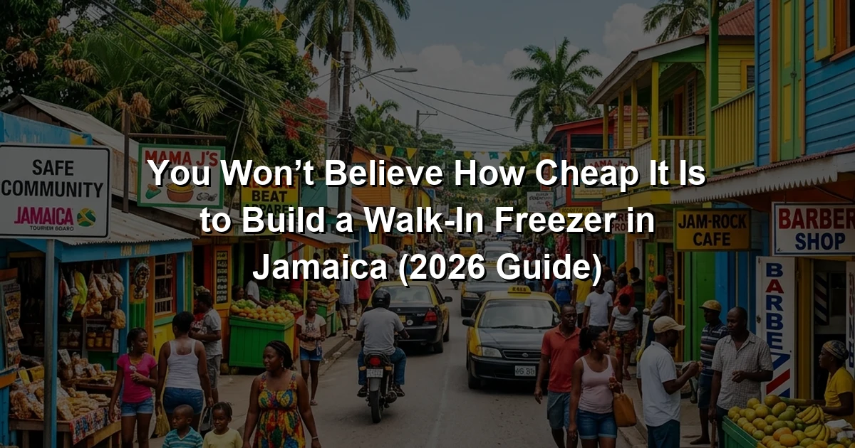 You Won’t Believe How Cheap It Is to Build a Walk-In Freezer in Jamaica (2026 Guide)