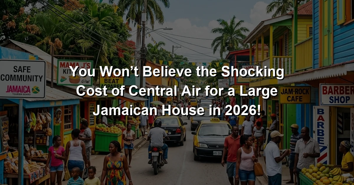 You Won’t Believe the Shocking Cost of Central Air for a Large Jamaican House in 2026!