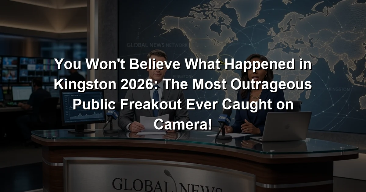 You Won't Believe What Happened in Kingston 2026: The Most Outrageous Public Freakout Ever Caught on Camera!