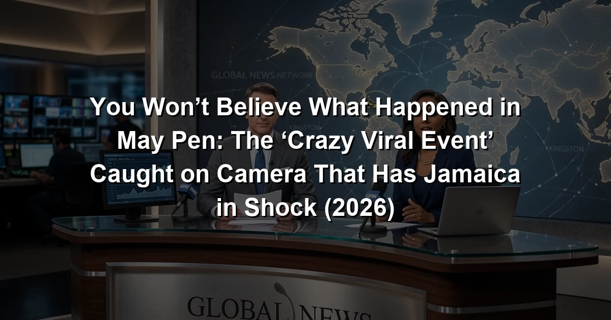 You Won’t Believe What Happened in May Pen: The ‘Crazy Viral Event’ Caught on Camera That Has Jamaica in Shock (2026)