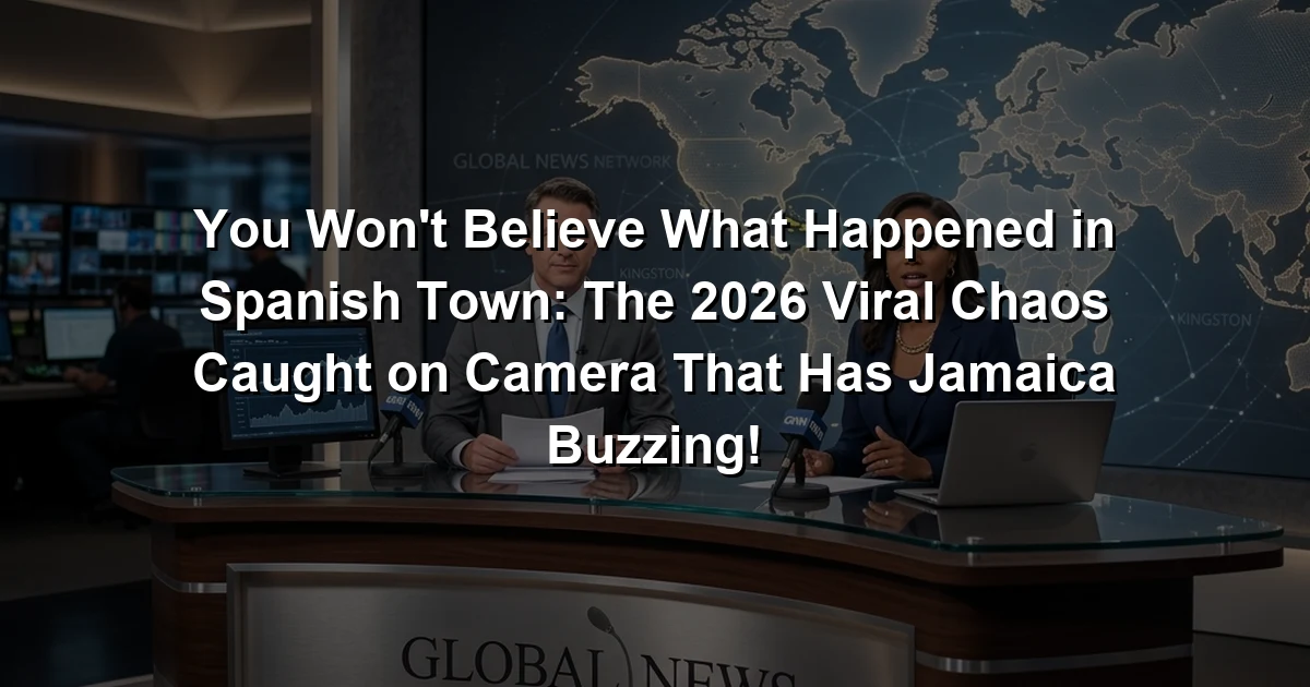 You Won't Believe What Happened in Spanish Town: The 2026 Viral Chaos Caught on Camera That Has Jamaica Buzzing!