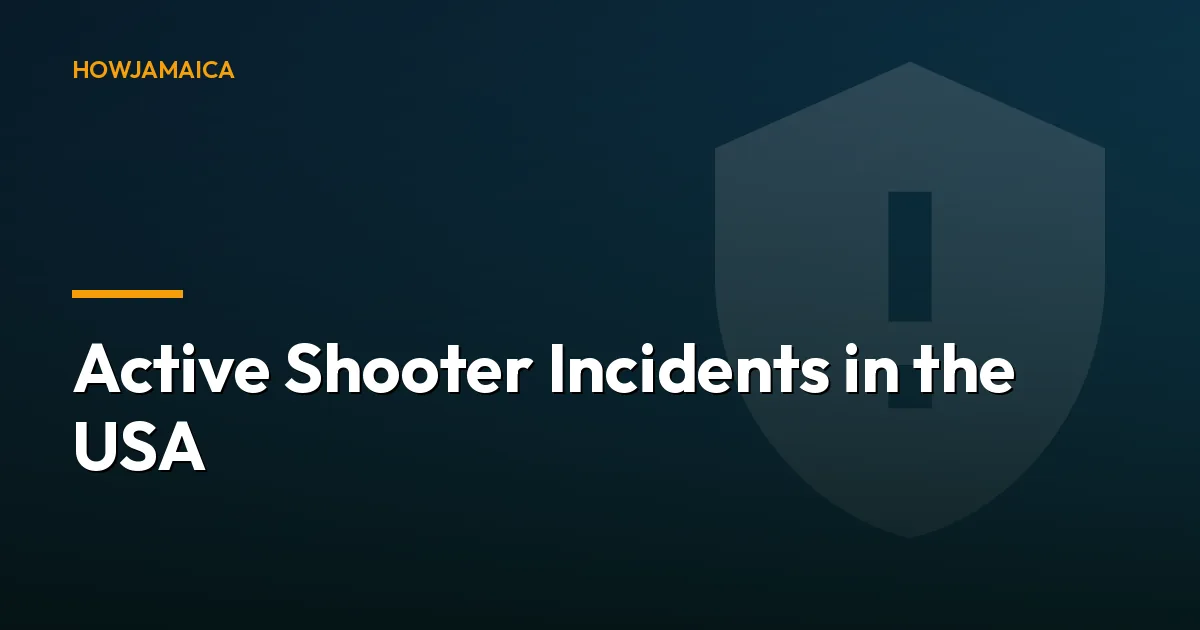Active Shooter Incidents in the USA: Safety Protocols and Emergency Awareness for Diaspora Communities