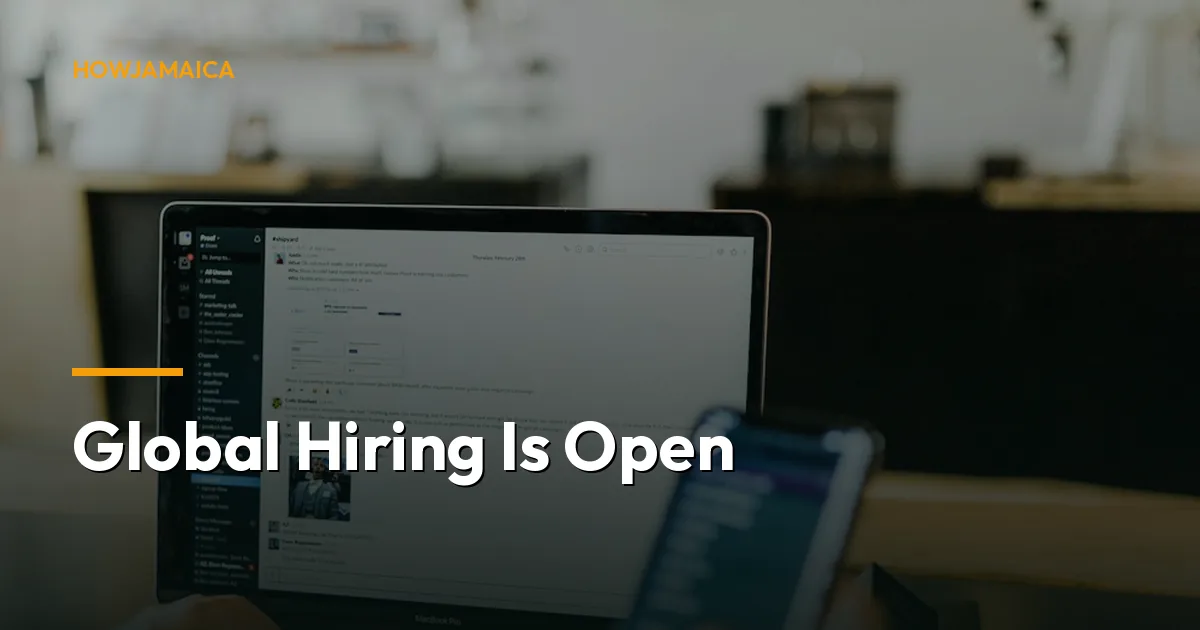 Global Hiring Is Open: Best Remote Jobs for Jamaicans (No BPO ...