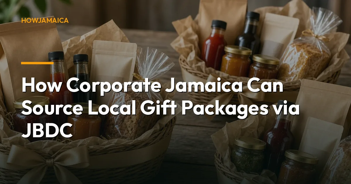 How Corporate Jamaica Can Source Local Gift Packages via JBDC