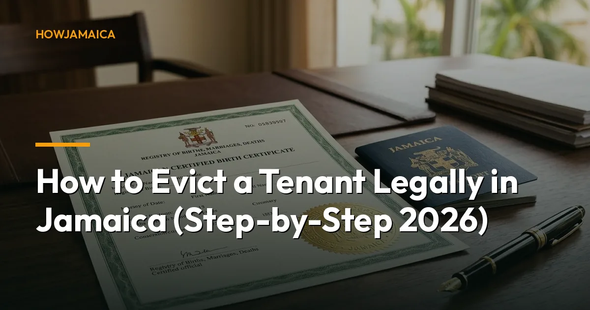 How to Evict a Tenant Legally in Jamaica (Step-by-Step 2026)
