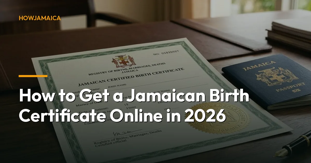 How to Get a Jamaican Birth Certificate Online in 2026