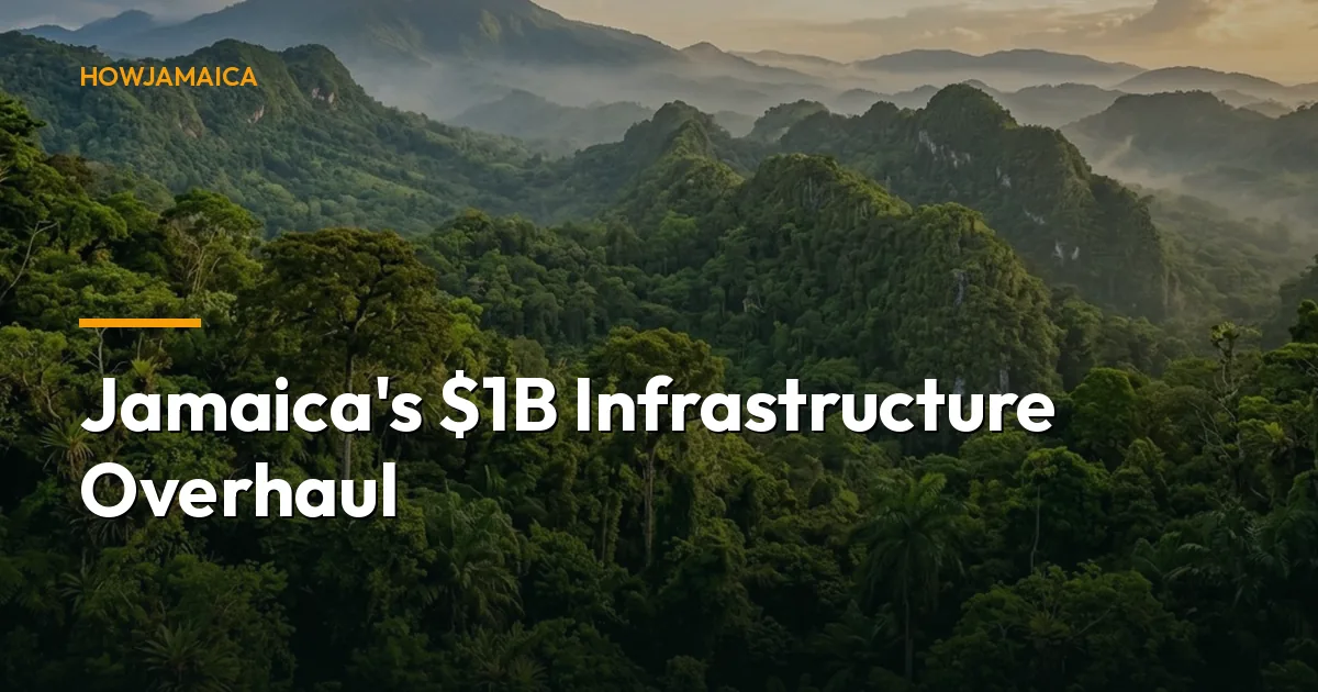 Jamaica's $1B Infrastructure Overhaul: 5 Projects Transforming...