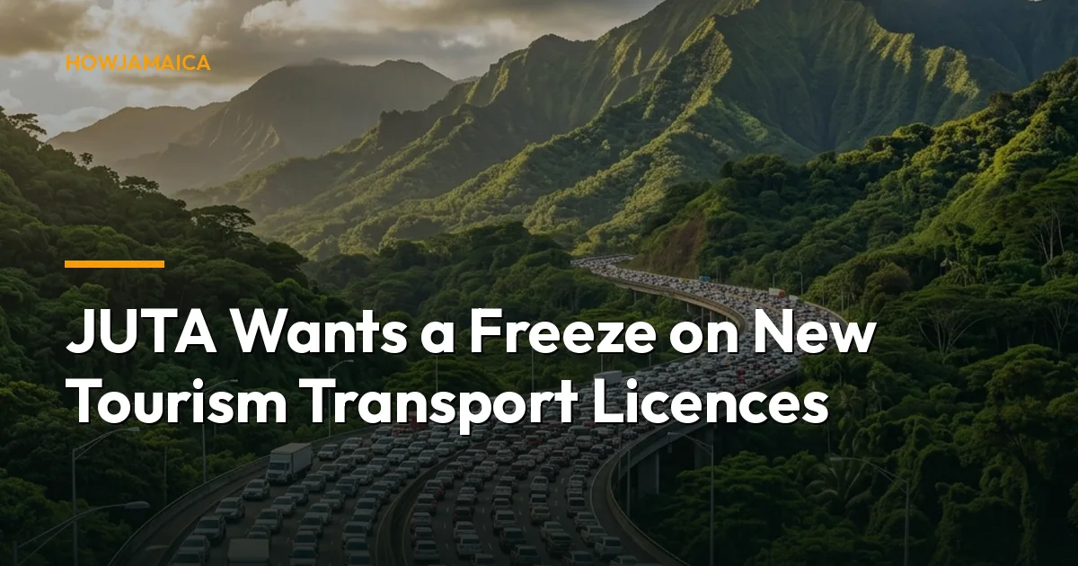 JUTA Wants a Freeze on New Tourism Transport Licences