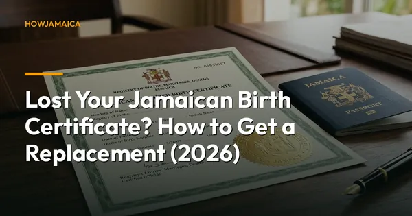 Lost Your Jamaican Birth Certificate? How to Get a Replacement (2026)