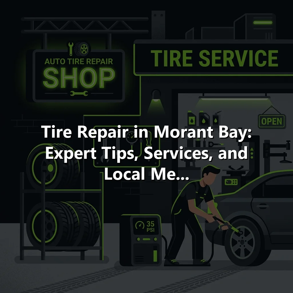 Tire Repair in Morant Bay: Expert Tips, Services, and Local Me...