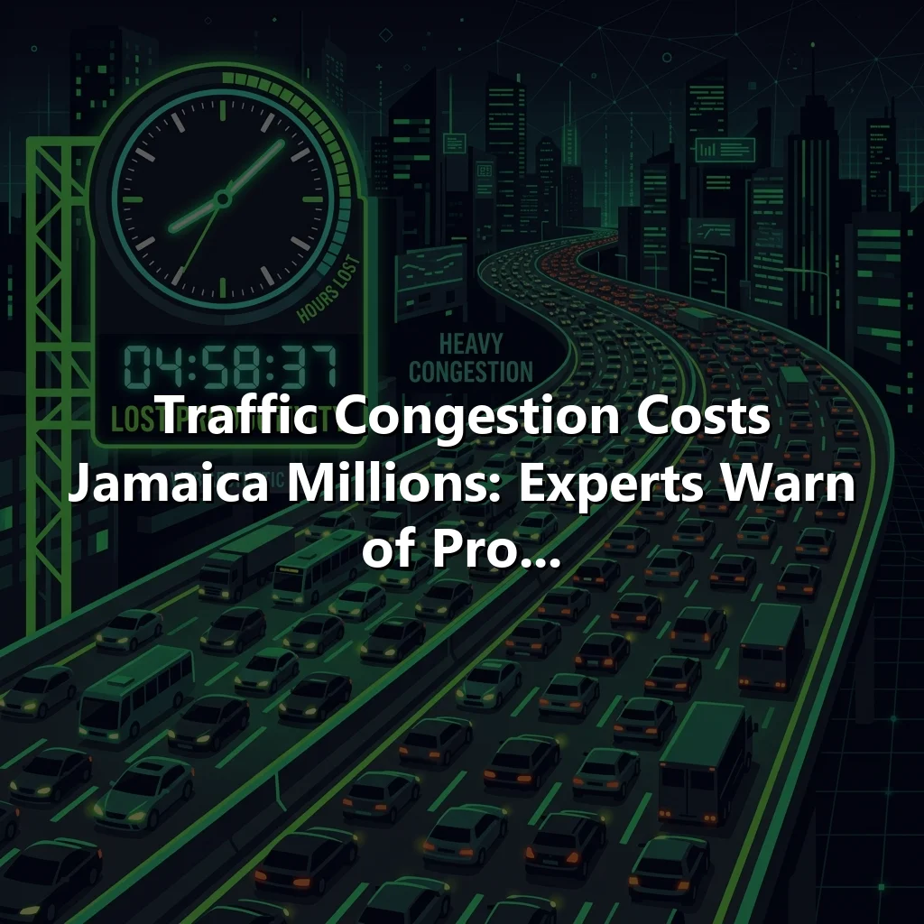 Traffic Congestion Costs Jamaica Millions: Experts Warn of Pro...
