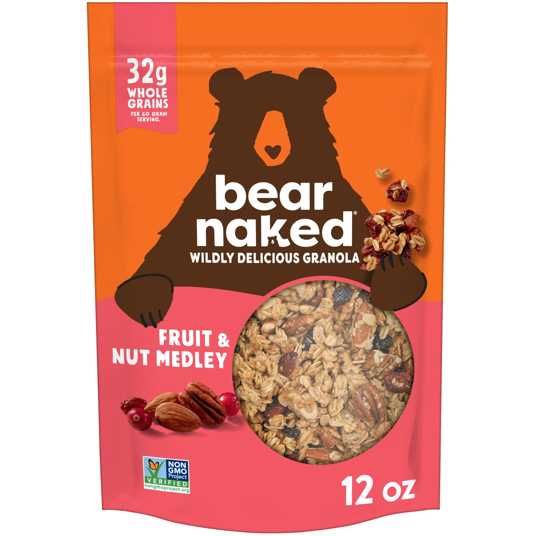 BEAR NAKED GRANOLA FRUIT AND NUT MEDLEY 340g