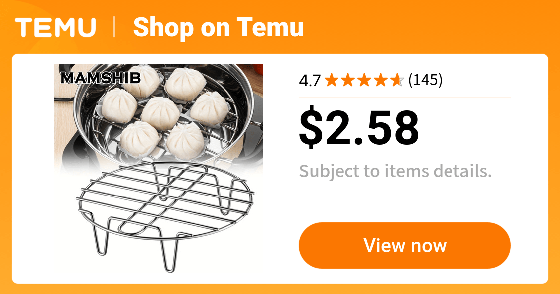 Stainless Steel Circular Multi-Functional Cooking & Baking Rack