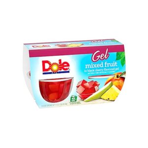 DOLE MIXED FRUIT IN BLACK CHERRY FLAVORED GEL 17.2OZ