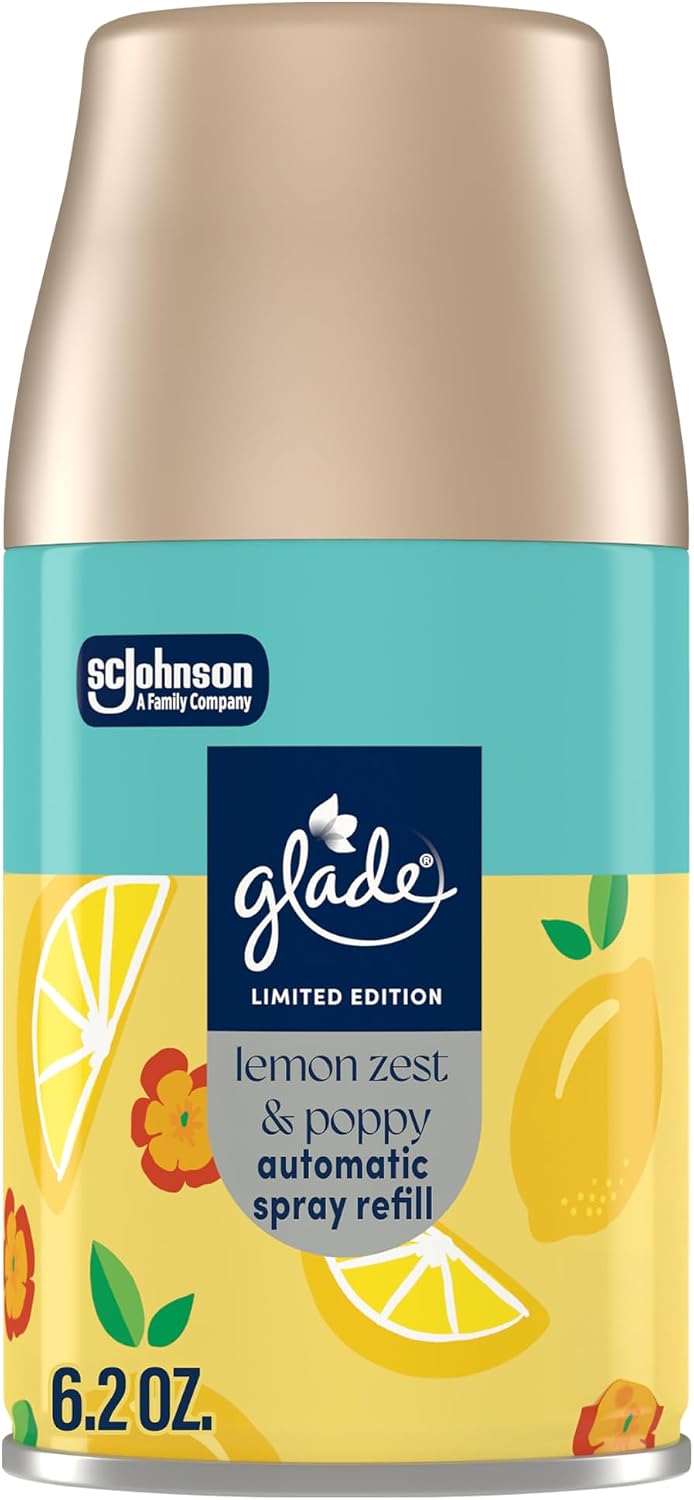 GLADE AIR FRESHENER LEMON ZEST & POPPY 7.3oz