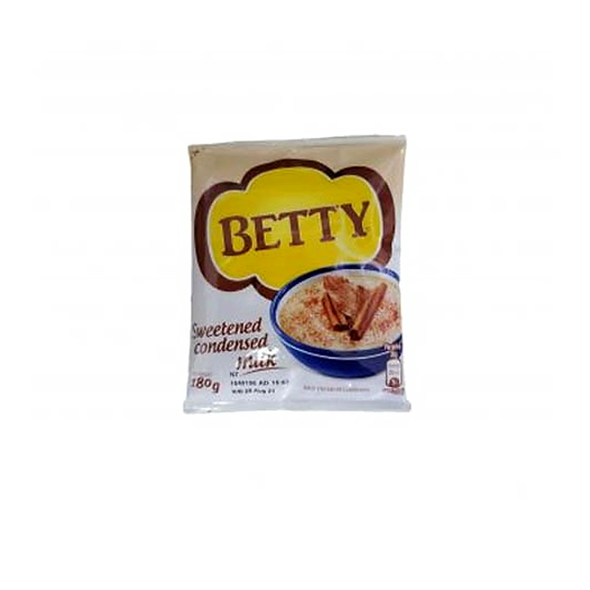Betty Pouch Sweetened Condensed Milk 180G