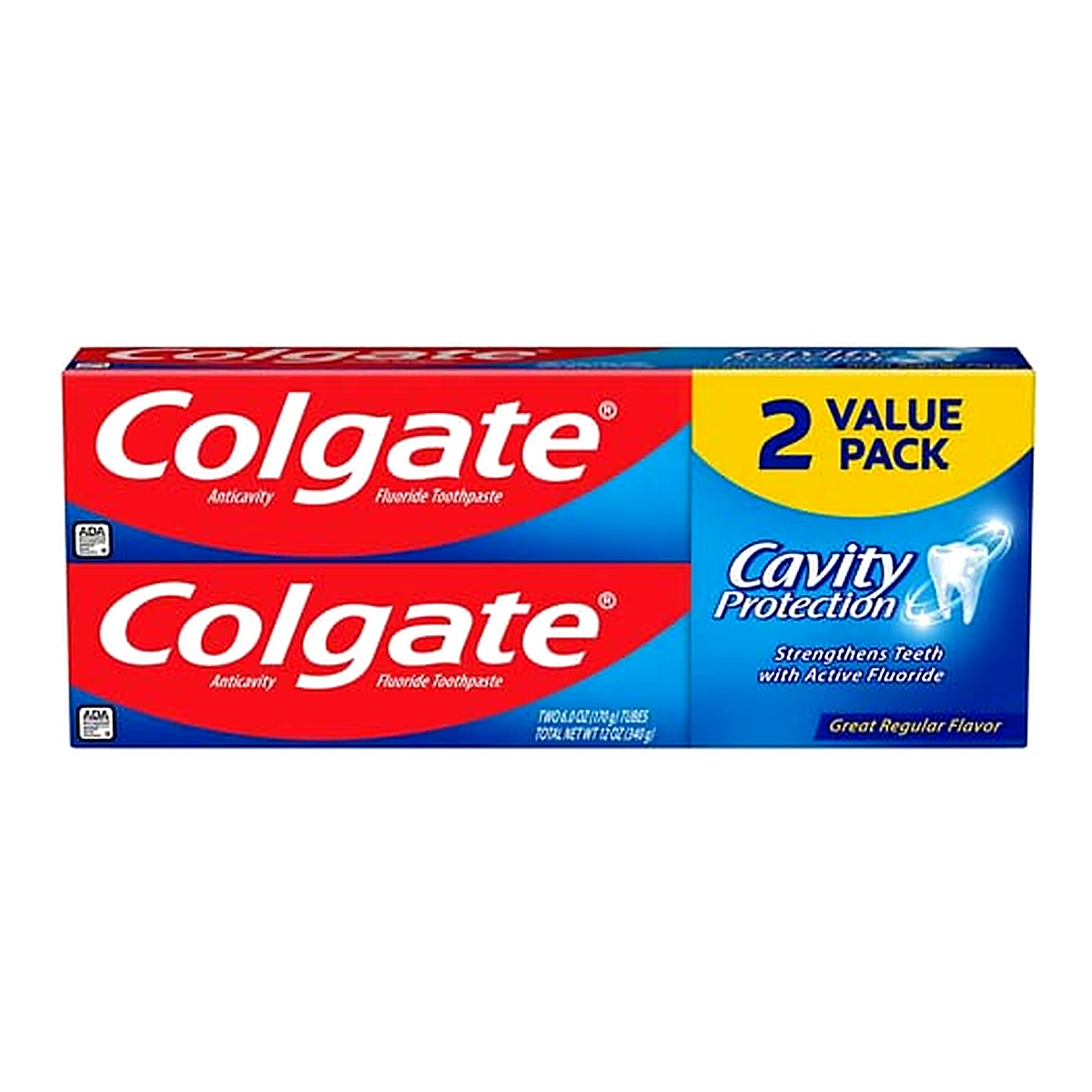 Colgate Great Regular Flavour Toothpaste Mu 2Pk*6Oz