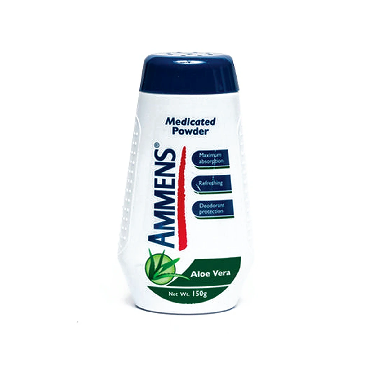 Ammens Medicated Powder Aloe Vera 150G