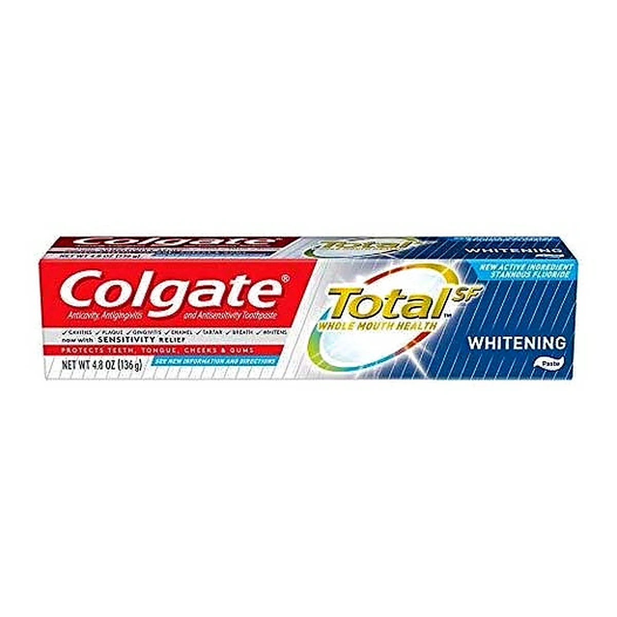 Colgate Total Whitening Toothpaste 4.8Oz