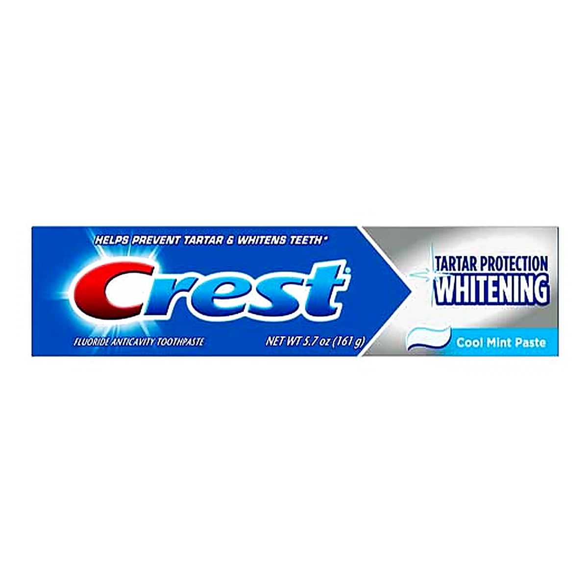Crest Tartar Protection Whitening Cool Mint Paste Toothpaste 5.7Oz