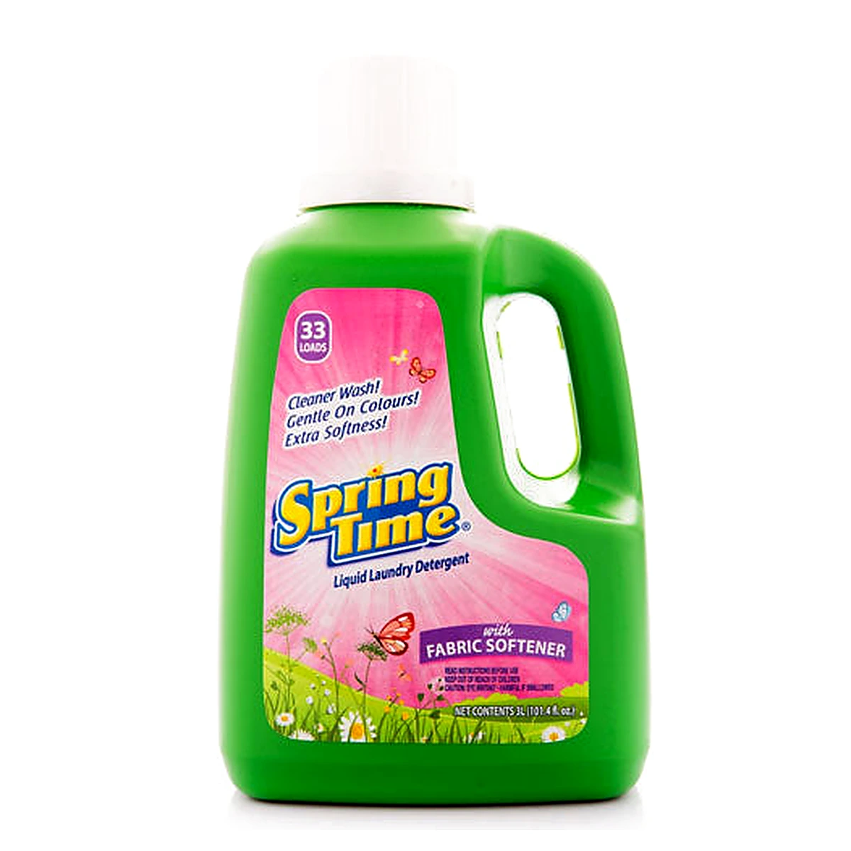 Spring Time Liquid Detergent Fabric Softener 3L