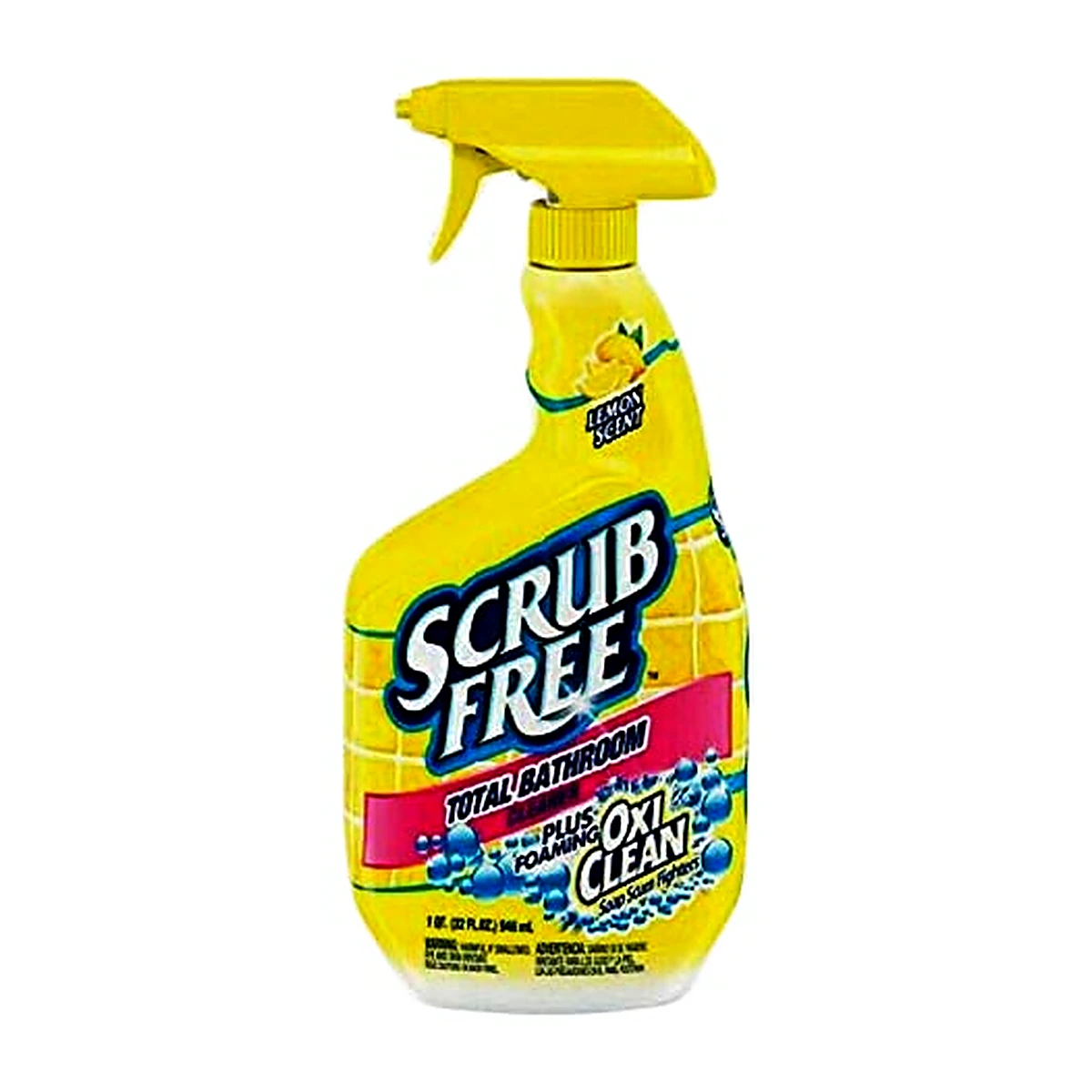 Scrub Free Total Bathroom Cleaner Lemon 32Oz