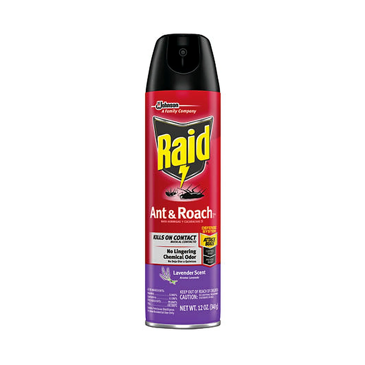Raid Ant&Roach Lavender 12Oz