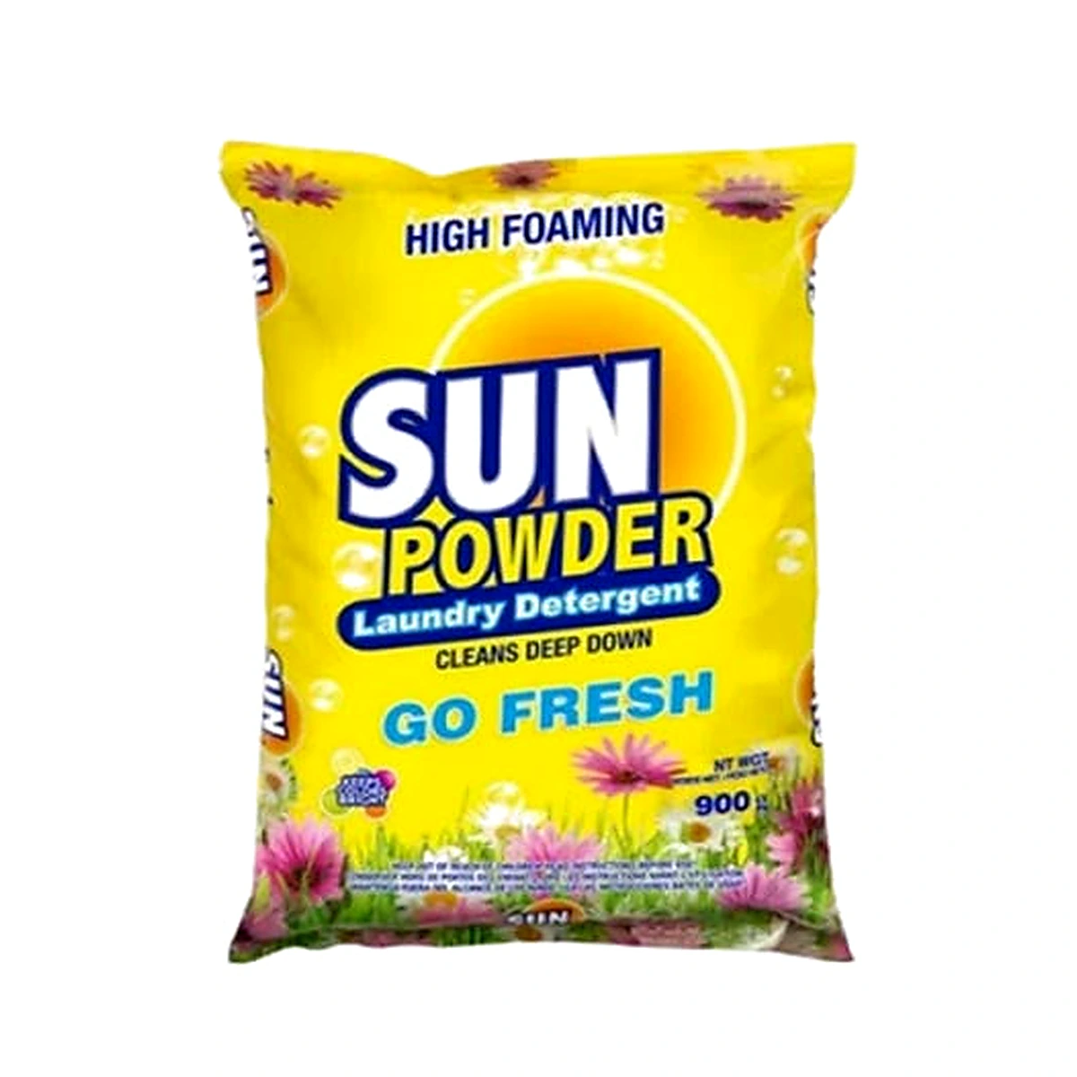 Sun Powder Detergent Go Fresh 900G